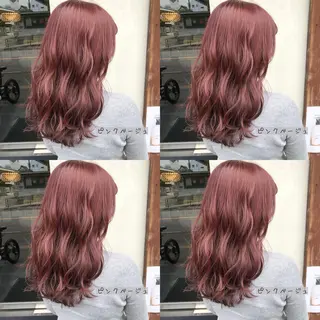 ミディアム カラー あさだ しゅうたろうのヘアスタイル