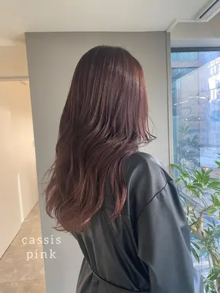 セミロング カラー ヘアアレンジ ボブ /ニュアンス/ satomi🧸💖のヘアスタイル
