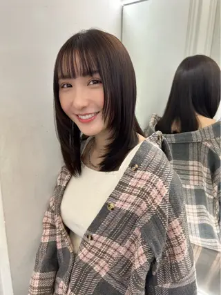 ミディアム シールエクステ☀️ L.O.G村岡健一のヘアスタイル