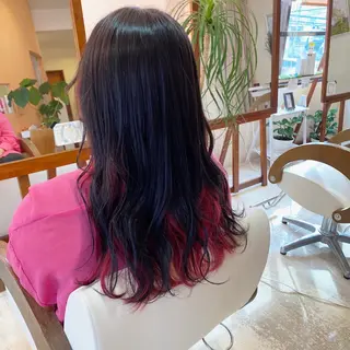 ロング カラー CLUTCH/顔周り 髪質改善/艶カラーのヘアスタイル