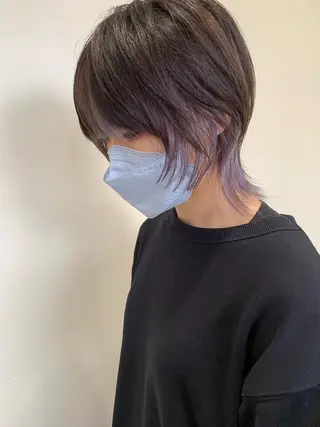 ショート カラー ハイライトカラーなら 川嶋宏旭 栄 矢場町のヘアスタイル