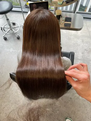 ロング パーマ 高山🐬髪質改善 池袋で縮毛矯正のヘアスタイル