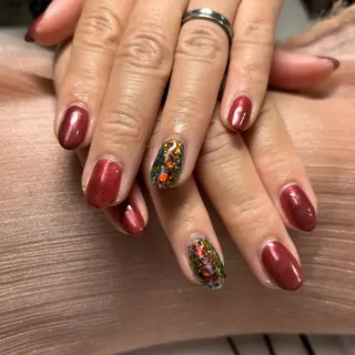 ネイル BeautifulA 🌈🍭💜のネイルデザイン