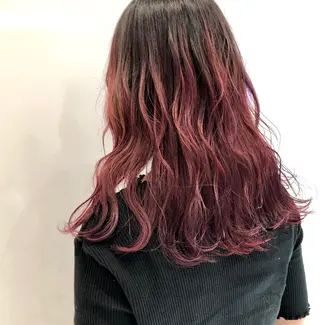 ロング カラー 相川 愛実のヘアスタイル