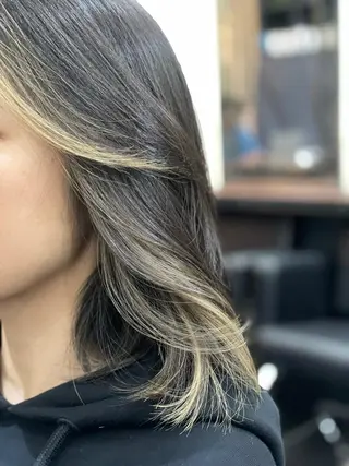 ミディアム カラー S.MASTARD所属・TAKA ♦︎bridge♦︎のヘアスタイル