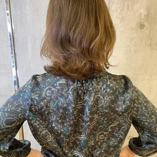ミディアム カラー 田室 和幸のヘアスタイル