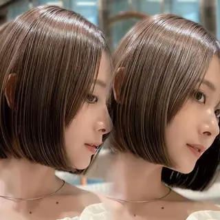ミディアム ♥️ボブレイヤー/ minami♥️のヘアスタイル