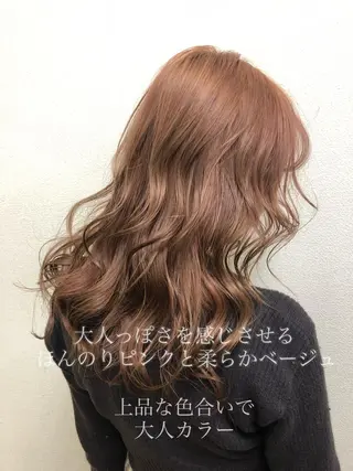 セミロング カラー 海外レイヤー/ レイヤーカット/和田のヘアスタイル