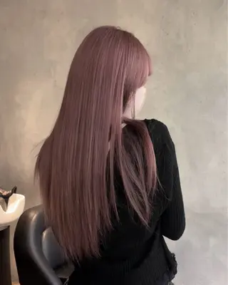 ロング カラー 柔らかbeige モトキのヘアスタイル