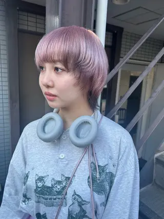 ショート カラー Yui. レイヤー/パーマのヘアスタイル