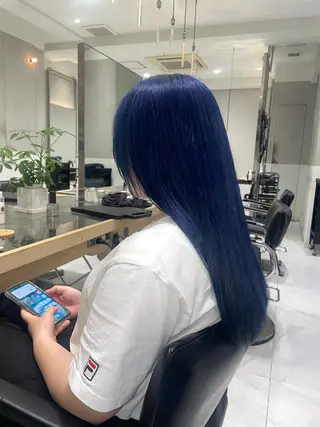 ロング カラー ヘアアレンジ 似合わせカットカラー 💎モエのヘアスタイル