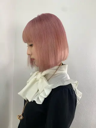 ショート カラー 縮毛矯正/ウルフ/ ボブ/増田のヘアスタイル