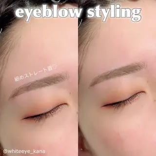 アイブロウ WHITELASH 🤍KANAの眉毛・アイブロウイメージ