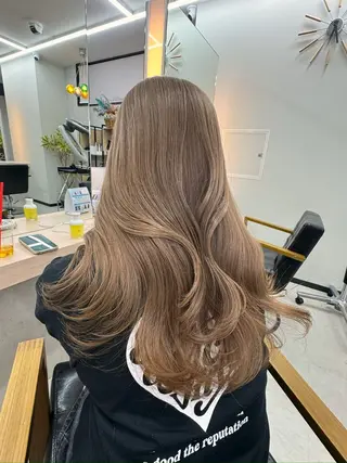 ロング カラー ALEAP owl 平野 宏樹のヘアスタイル