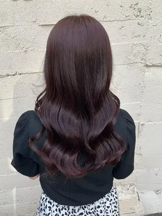 ロング SEAM アキホのヘアスタイル