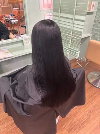 ロング カラー ツヤ感カラー/韓国 カットkanna🖤のヘアスタイル