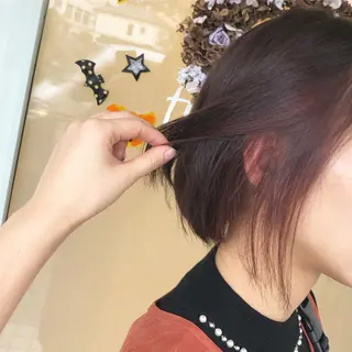ショート カラー N°+aero 🦔近藤　のぞみ🦔のヘアスタイル