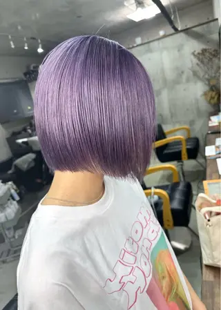 ショート カラー かずくん🦩名古屋 ハイトーン/レイヤーのヘアスタイル