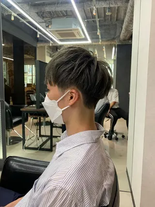 メンズ 毛流れが作れる 縮毛矯正/渡部純生のヘアスタイル