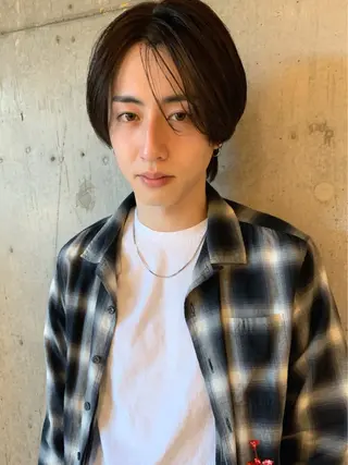 メンズ 透明感カラー🌿ボブ ✨飛田　ケイのヘアスタイル
