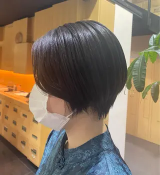 ショート カラー ヘアアレンジ TSUNA 🌙 Lim 五反田のマツエク・マツパデザイン