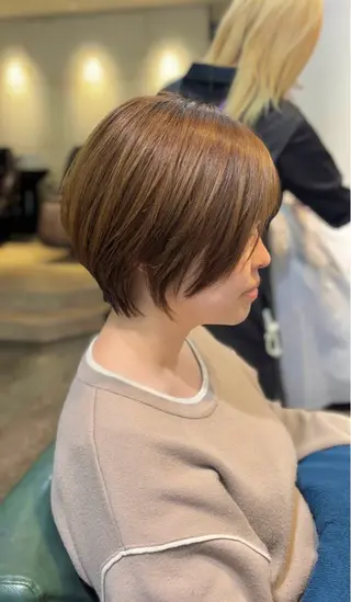 ショート カラー 大人可愛いショート/ 店長/三國屋のヘアスタイル