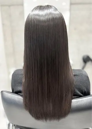 ロング ドライ カット✂️髪質改善のヘアスタイル