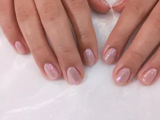 ネイル はばすみれ🎀ﾈｲﾙ 光ﾌｪｲｼｬﾙ ﾍｱのネイルデザイン