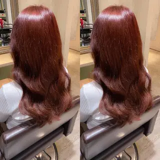ロング カラー 髪質改善🩵縮毛矯正 代々木/木下のヘアスタイル