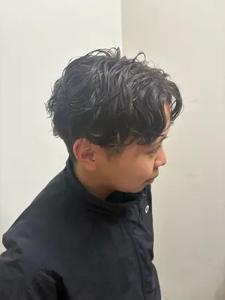 パーマ ミディアムレイヤー/ 艶カラーNorikaのヘアスタイル