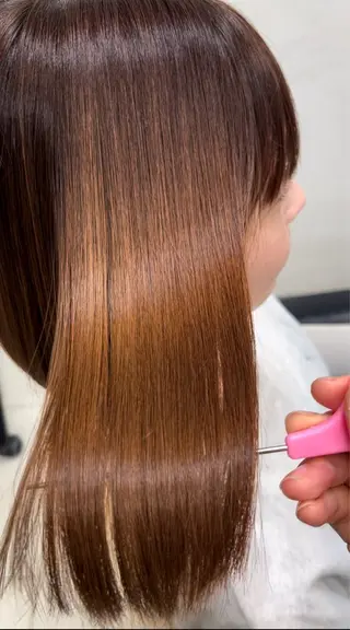 ミディアム 北山 麻衣のヘアスタイル