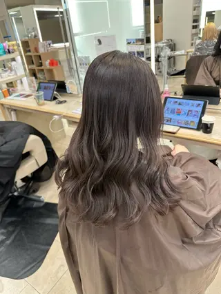 ロング カラー 艶髪 黄金比みくのヘアスタイル