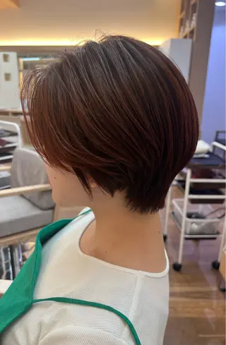 ショート カラー ✂︎HITOMI✂︎ 副店長のヘアスタイル