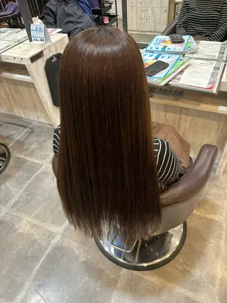 ロング カラー 平瀬 胡桃のヘアスタイル