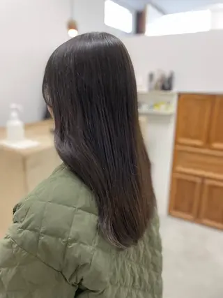 ロング カラー ナギ『kii』 福岡美容室🇰🇷のヘアスタイル