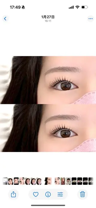 マツエク・マツパ amii.名古屋名駅 / hana🎀のマツエク・マツパデザイン