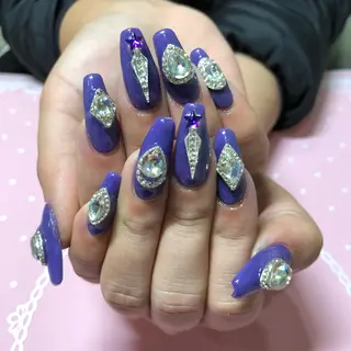 セミロング ネイル 《LB》ラブリエ Nail&eyeのマツエク・マツパデザイン