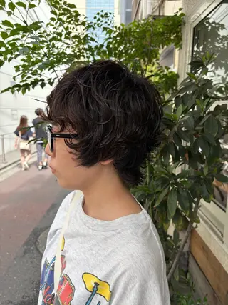 ショート パーマ 【pejite】 小沼 勇貴のヘアスタイル