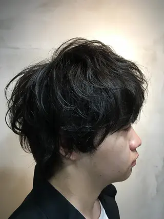 カラー ヘアアレンジ メンズ 寳泉 章弘のヘアスタイル