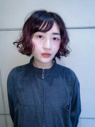カラー ヘアアレンジ yiye shioriのヘアスタイル