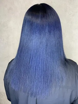 セミロング 西村 雄二/エクステのヘアスタイル