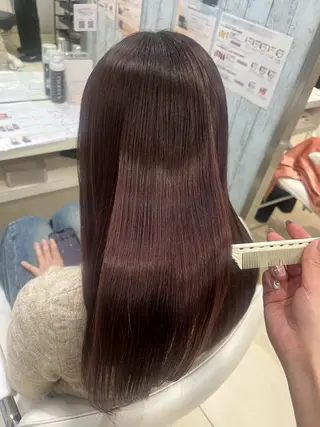 セミロング 【髪質改善カラー】 あむ·. ⟡ 🖤のヘアスタイル