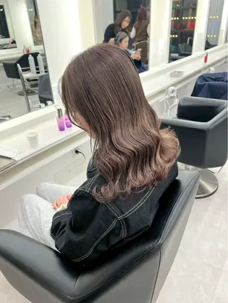 ロング カラー ParveMix🎀 稲垣 詞葉のヘアスタイル