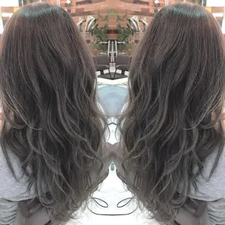 ロング カラー 青木 茂樹⭐️ 透明感カラーのヘアスタイル
