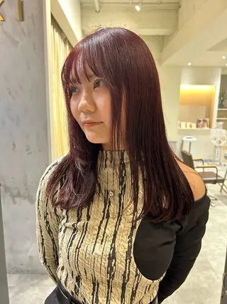 セミロング 薄暮 マツイ レンのヘアスタイル