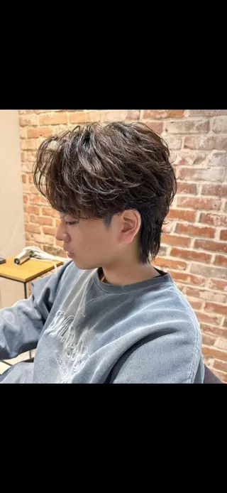 パーマ メンズ 【メンズ専門】名駅 /パーマ/髪質改善のヘアスタイル