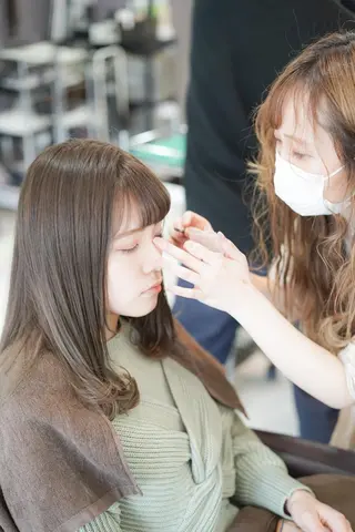 セミロング cnナカオ有松店 山本鷹亨のヘアスタイル