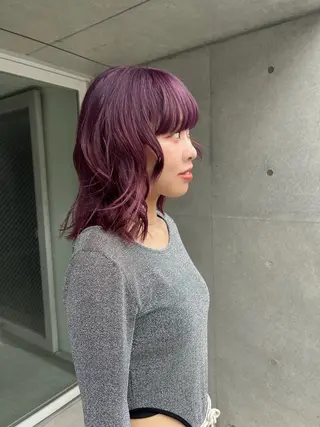ミディアム カラー manami /ショ ート/カットモデルのヘアスタイル