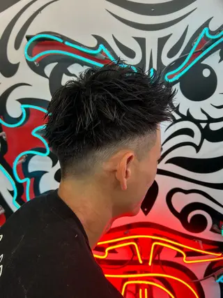 ショート ヘアアレンジ メンズ 藤田 希羅のヘアスタイル