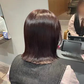 ミディアム Mimi🎀ブリーチ なし透明感 Ｗカラーのヘアスタイル
